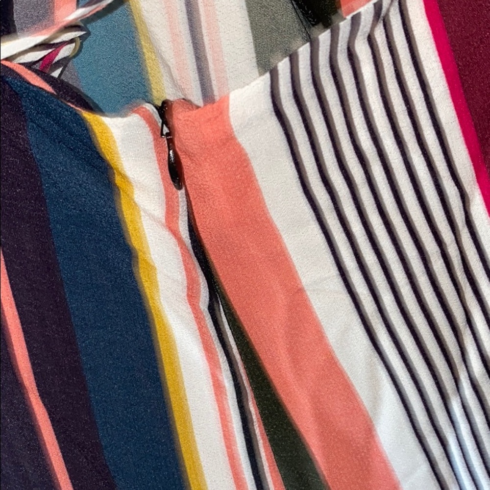 Multi-Color Stripe Jumpsuit - image 5